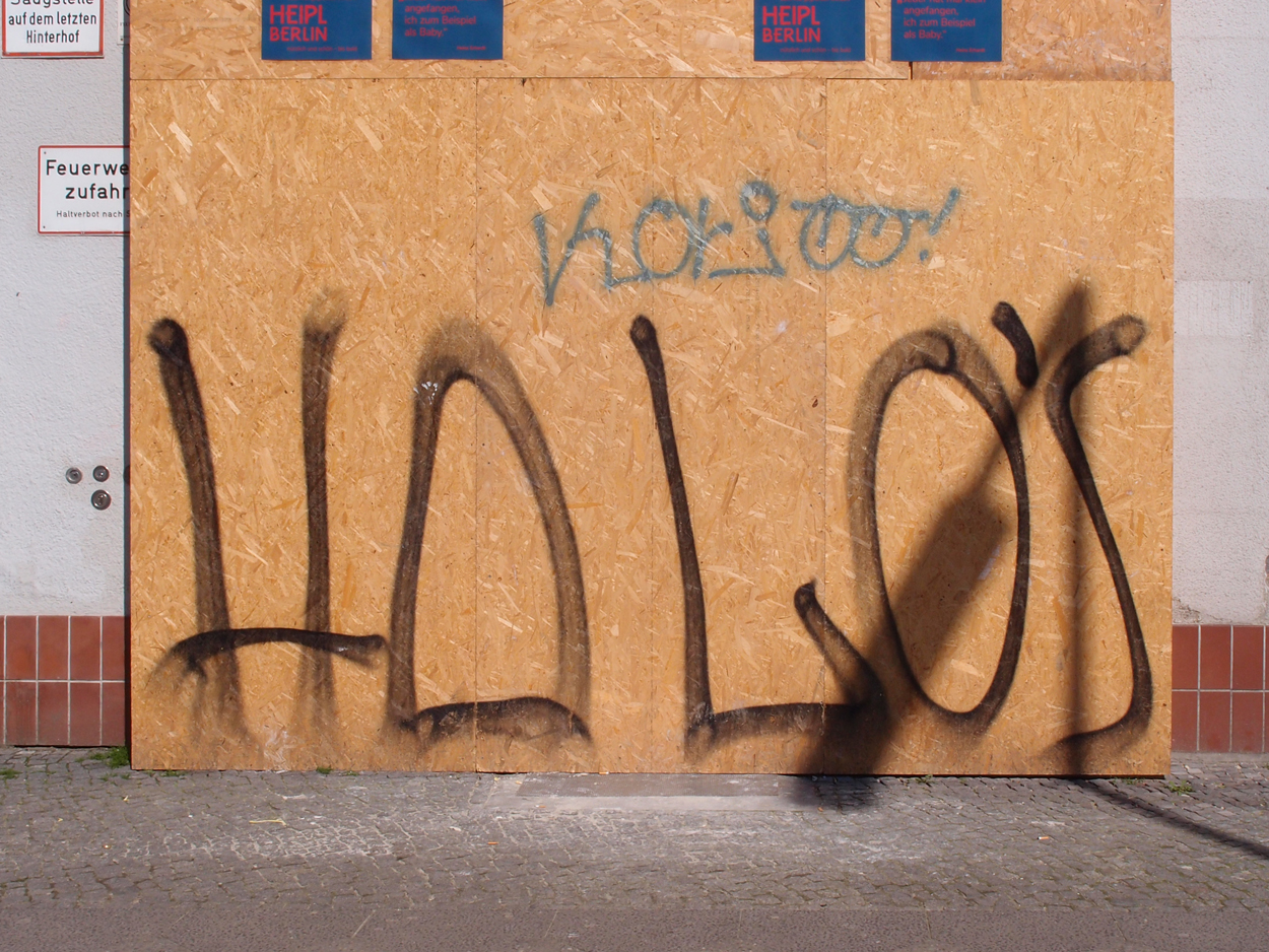 fotos de pixação em Berlim 2018/19